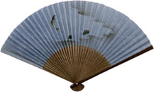 京扇子・男物扇子「No.5552 鮎」