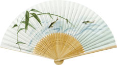 京扇子・男物扇子「No.5567 鮎」